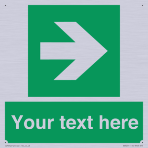 Custom Arrow Right Sign